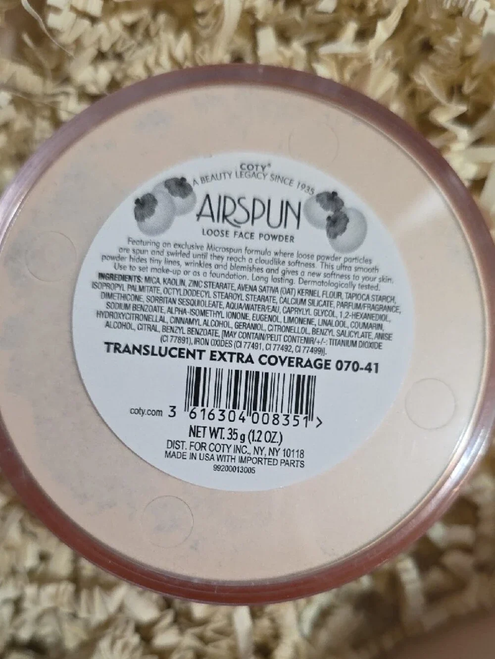 Loose Face Powder - Orange Jar